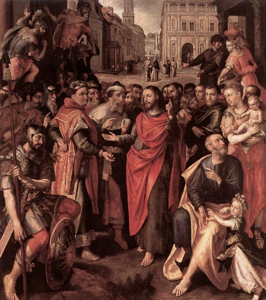 The Emperor's Toll by Maarten De Vos - Hand-Painted Oil Painting Reproduction