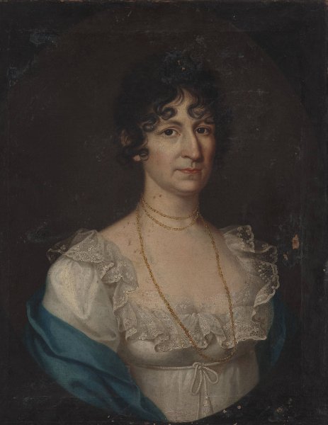 Portrait of a woman  by Maciej Topolski - Hand-Painted Oil Painting Reproduction