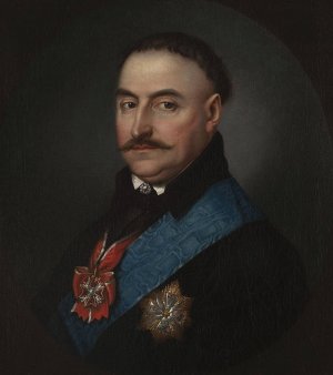 Portrait of Franciszek Kunicki, chamberlain of the Chelm Land by Maciej Topolski Oil Painting