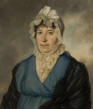 Portrait of Mrs. Luboradzka Oil painting by Maciej Topolski