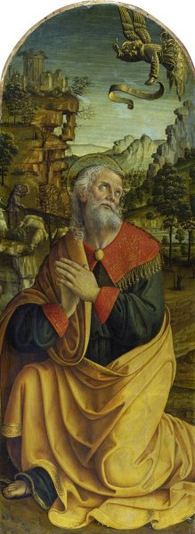 The Annuciation to St Joachim by Macrino D'Alba Oil Painting