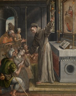 Saint Didacus Heals the Sick by Maerten De Vos Oil Painting