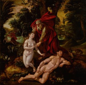 The Creation of Eve by Maerten De Vos Oil Painting
