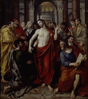 The Incredulity of Thomas by Maerten De Vos Oil Painting