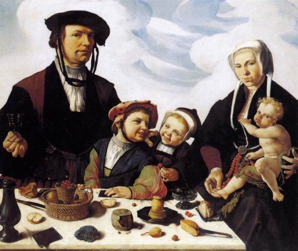 Main Product Photo of Family Portrait Painting by Maerten Van Heemskerck