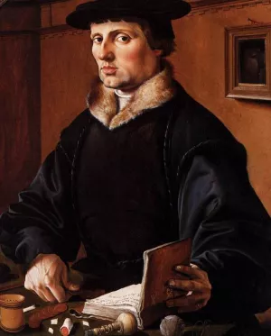Portrait of Pieter Bicker Gerritsz by Maerten Van Heemskerck Oil Painting