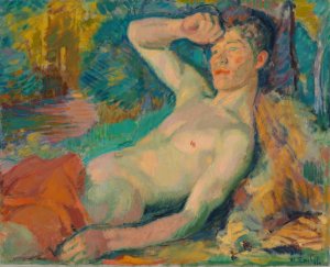 Awakening Faun by Magnus Enckell Oil Painting