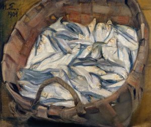 Baltic Herrings by Magnus Enckell Oil Painting