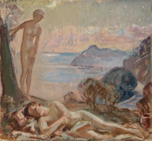 Diana and Endymion by Magnus Enckell Oil Painting