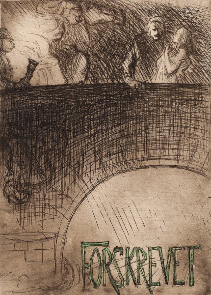 Main Product Photo of Forskrevet  Painting by Magnus Enckell