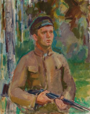 Hunter by Magnus Enckell Oil Painting