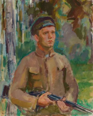 Hunter by Magnus Enckell Oil Painting