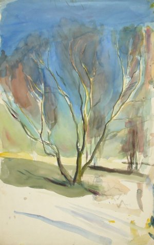 Landscape by Magnus Enckell Oil Painting