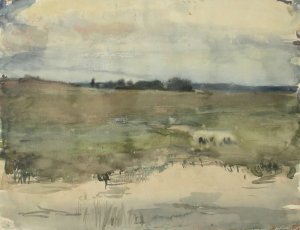 Landscape by Magnus Enckell Oil Painting