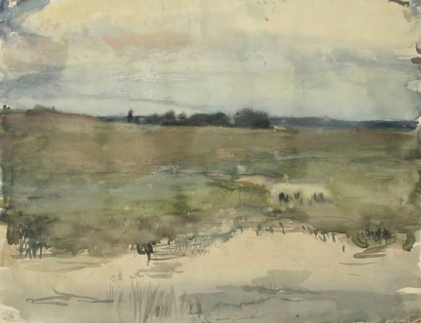 Landscape  by Magnus Enckell - Hand-Painted Oil Painting Reproduction