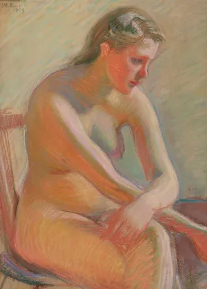 Nude by Magnus Enckell Oil Painting