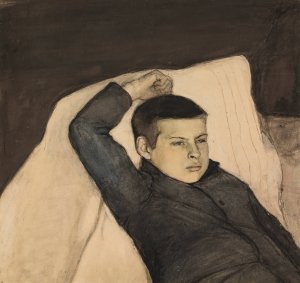 Reclining Boy by Magnus Enckell Oil Painting