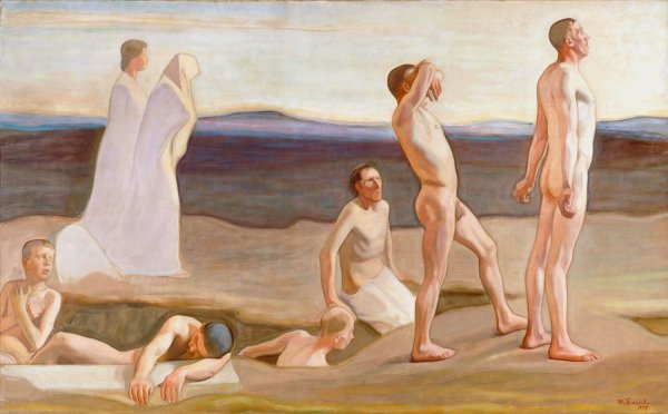 Resurrection  by Magnus Enckell - Hand-Painted Oil Painting Reproduction
