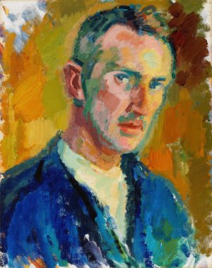 Self-Portrait by Magnus Enckell Oil Painting
