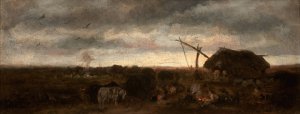 Gypsy Camp II by Maksymilian Gierymski Oil Painting