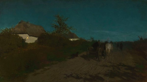 Main Product Photo of Night  Painting by Maksymilian Gierymski