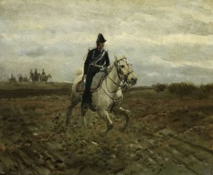Order dispatch by Maksymilian Gierymski Oil Painting