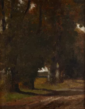 Road Among Trees Oil painting by Maksymilian Gierymski