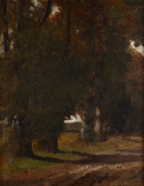 Main Product Photo of Road Among Trees  Painting by Maksymilian Gierymski
