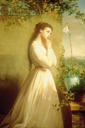 The Dead Flower by Manuel Ocaranza Oil Painting