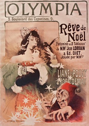 Olympia, Reve de Noel, pantomime en 3 tableaux avec Liane de Pougy et Rose Demay by Manuel Oratzi Oil Painting