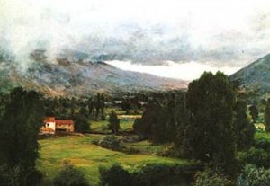 Paisaje Oil painting by Manuel Salces Gutierrez