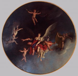 Aurora Abducting Cephalus Oil painting by Marcantonio Franceschini