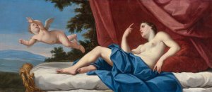 Cupid fleeing From The Wounded venus by Marcantonio Franceschini Oil Painting