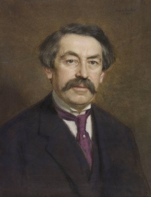 Aristide Briand by Marcel Baschet Oil Painting