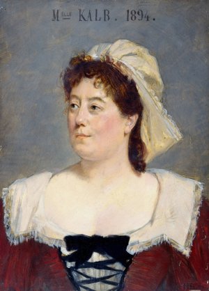 Marie-Caroline Kalb by Marcel Baschet Oil Painting