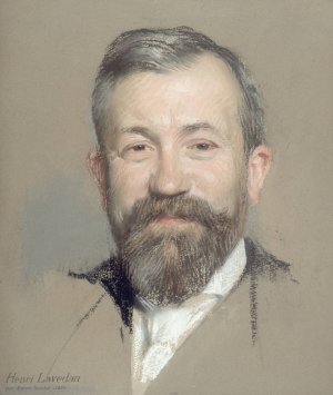 Portrait d'Henri Lavedan, homme de lettres et auteur dramatique by Marcel Baschet Oil Painting