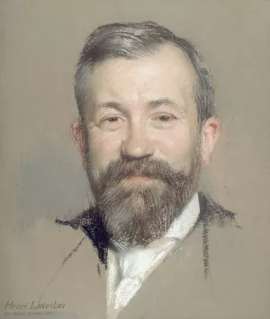 Portrait d'Henri Lavedan, homme de lettres et auteur dramatique by Marcel Baschet Oil Painting