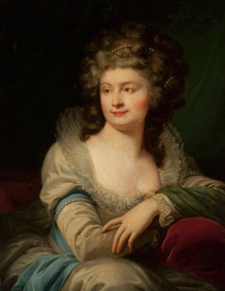Main Product Photo of Portrait of Jozefa Potocka nee Mniszech  Painting by Marceli Krajewski