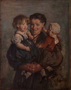 La bonne bete by Marcellin-Gilbert Desboutin Oil Painting