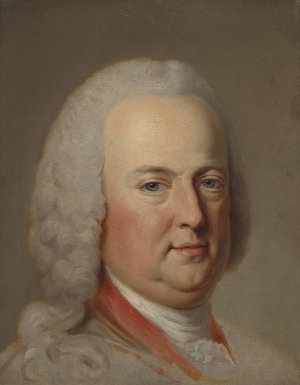 Portrait of Henryk Bruhl by Marcello Bacciarelli Oil Painting