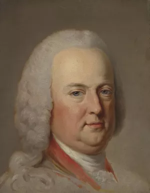 Portrait of Henryk Bruhl by Marcello Bacciarelli Oil Painting
