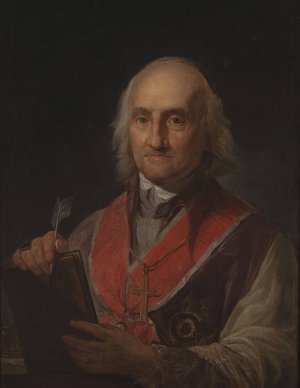 Portrait of John Baptist Albetrandi by Marcello Bacciarelli Oil Painting