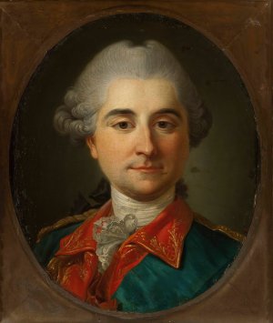 Portrait of Stanislaw August Poniatowski by Marcello Bacciarelli Oil Painting