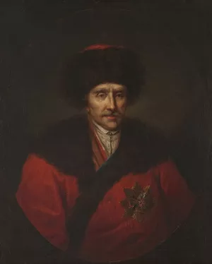 Portrait of Teodor Szydlowski by Marcello Bacciarelli Oil Painting