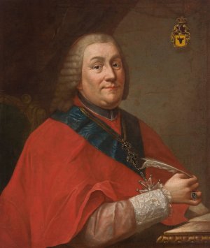 Portrait of Wladyslaw lubienski by Marcello Bacciarelli Oil Painting