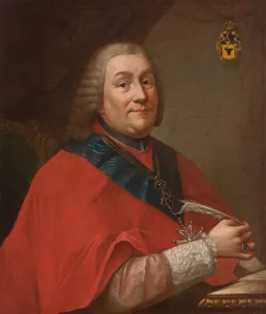 Portrait of Wladyslaw lubienski by Marcello Bacciarelli Oil Painting