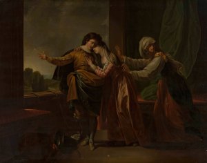Romeo and Juliet by Marcello Bacciarelli Oil Painting