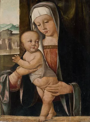 Madonna and Child by Marco Basaiti Oil Painting