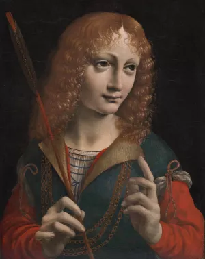 Portrait of a Youth as Saint Sebastian by Marco D' Oggiono Oil Painting