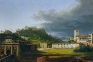 Bergamo by Marco Gozzi Oil Painting